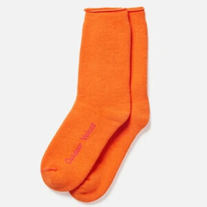 New Outdoor Voices Comfort Crew Socks Clementine